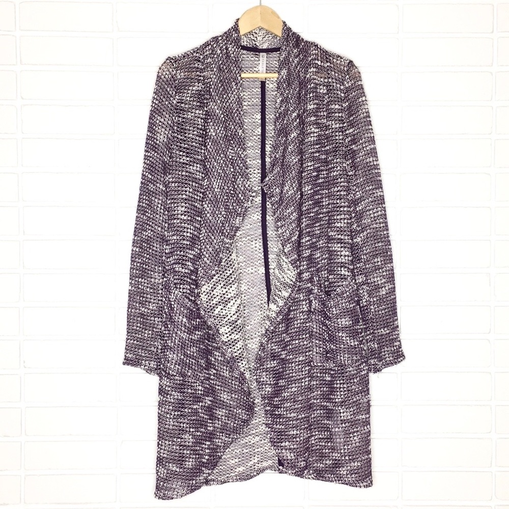 Fabletics | Purple “Moscow” Waterfall Cardigan - Picture 3 of 13